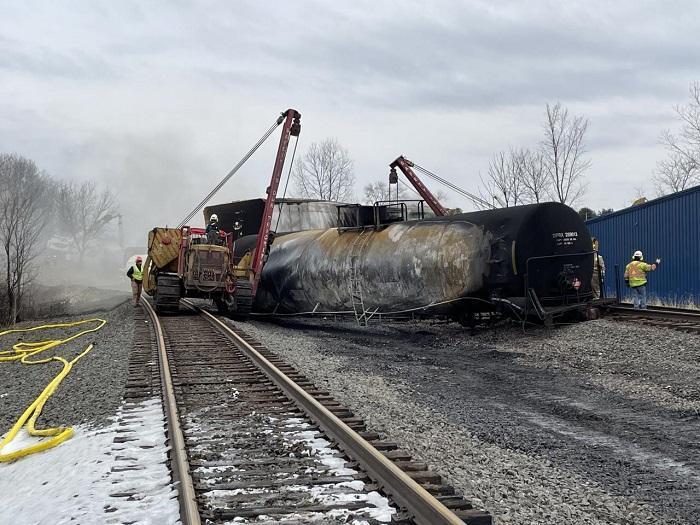 EPA Pauses Restarts Ohio Derailment Toxic Waste Shipments