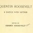 Quentin_Roosevelt_A_Sketch_With_Letters