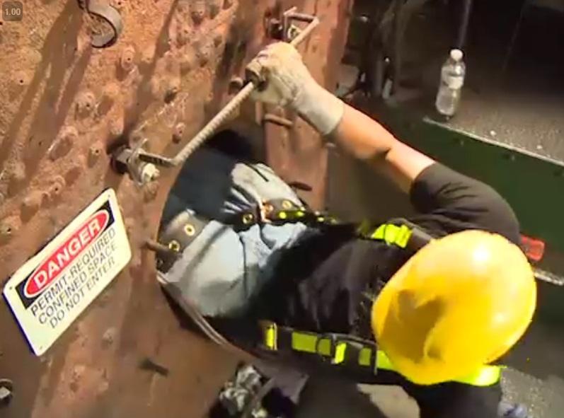 Screenshot from the Free Demo of our Confined Space Entry Training Program