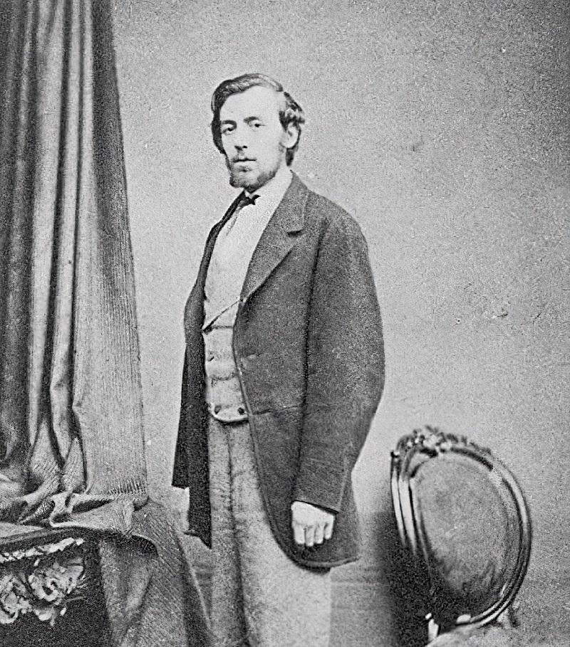 Melville James Bell, elder brother to Alexander Graham, circa 1870
