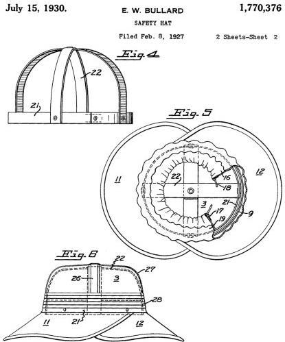 Another image from the original patent filing for the Hard Boiled Hat