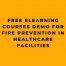Free eLearning Courses Demo for Fire Prevention in Healthcare Facilities
