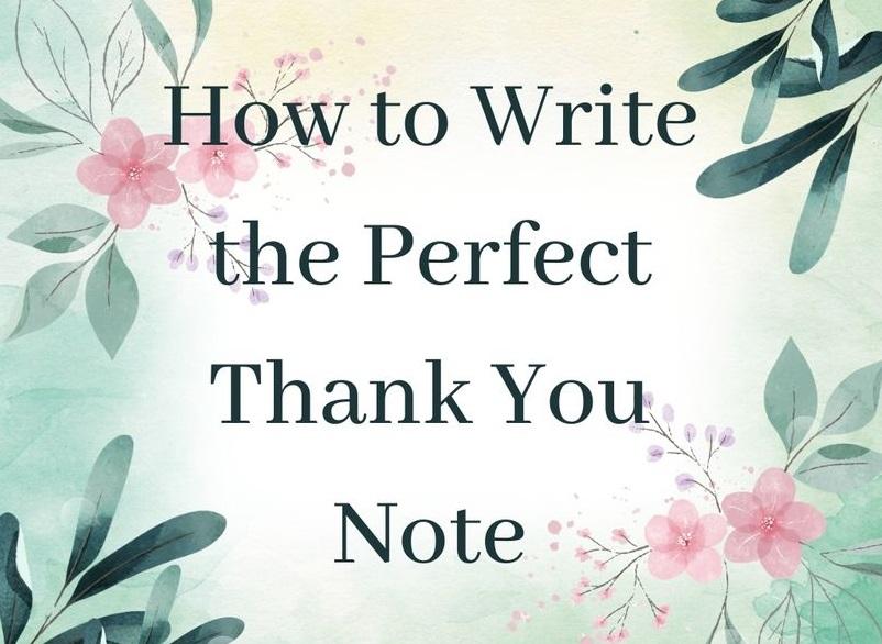 How to Write the Perfect Thank You Note - Online Safety Trainer