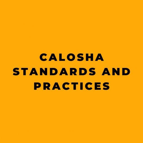Calosha standards and practices online safety trainer
