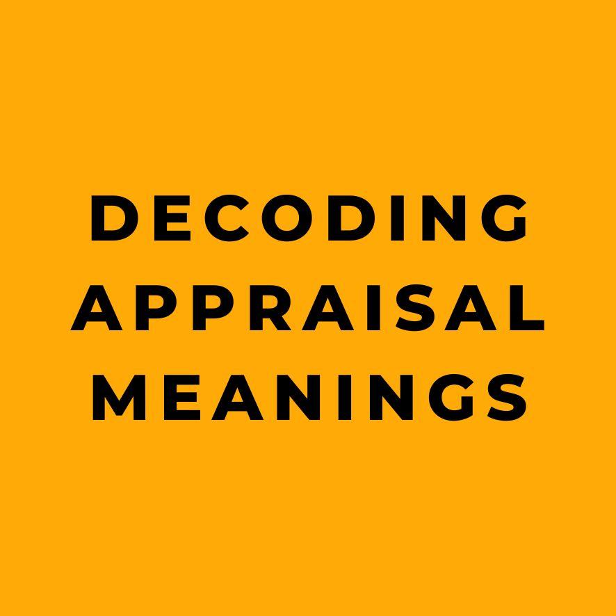 Decoding Appraisal Meanings