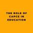 The Role of CAPCE in Education