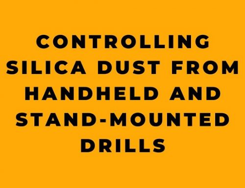 Controlling Silica Dust from Handheld and Stand-Mounted Drills