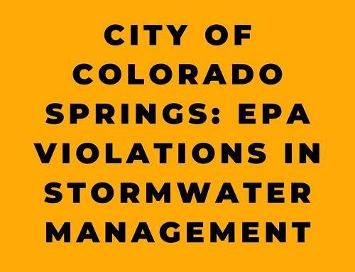 City of Colorado Springs: EPA Violations in Stormwater Management