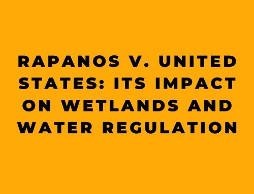 Rapanos v. United States: Its Impact on Wetlands and Water Regulation