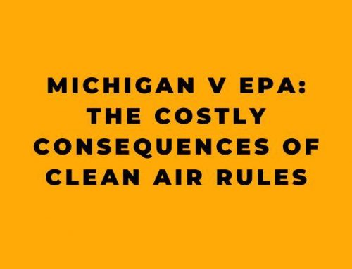 Michigan v EPA: The Costly Consequences of Clean Air Rules